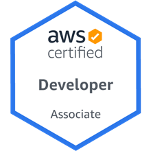 AWS certified developer badge